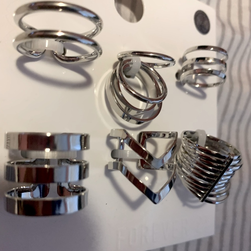 Set of 6 rings